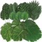 78 Pieces 7 Kinds Artificial Tropical Leaf Jungle Leaves Plant Safari Leaves Decorations for Hawaiian Party Decorations Beach Birthday Luau Party Decorations
